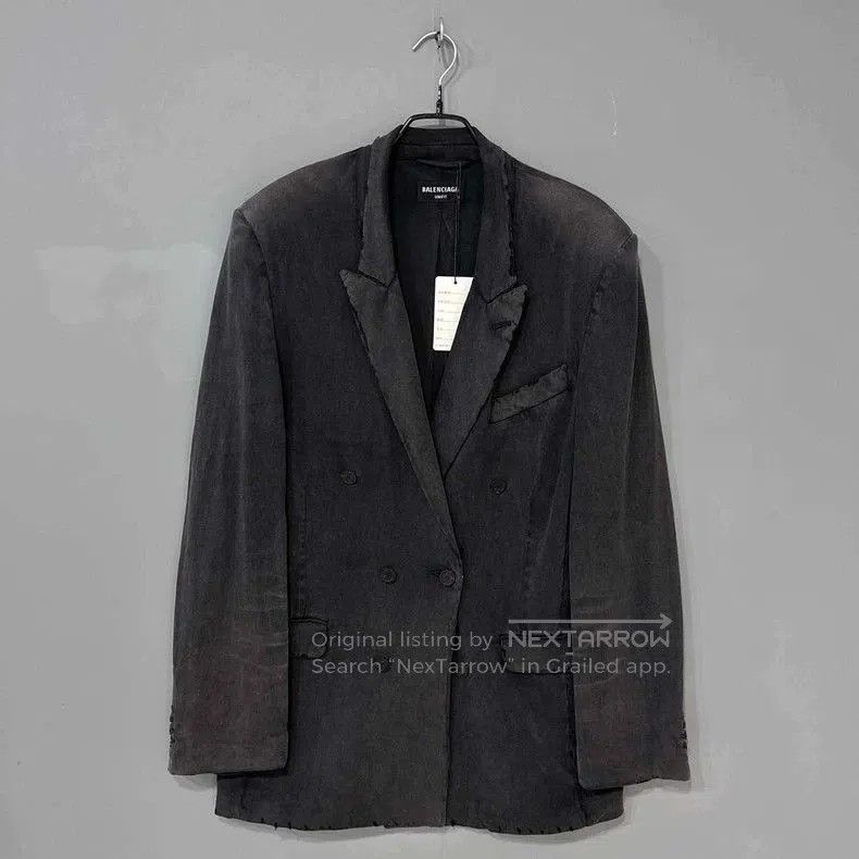 Balenciaga Balenciaga Worn Out Distressed Blazer. Size US M / EU 48-50 / 2 - 1 Thumbnail