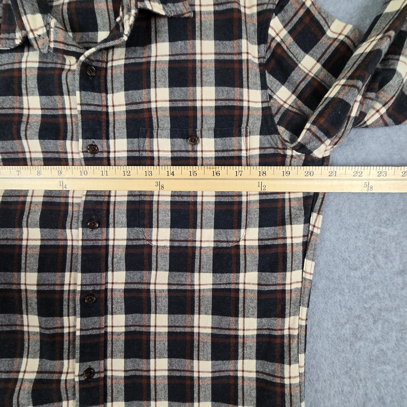 J.Crew J. Crew Mercantile Shirt Medium Brown Flannel Elbow Patches Size US M / EU 48-50 / 2 - 15 Thumbnail