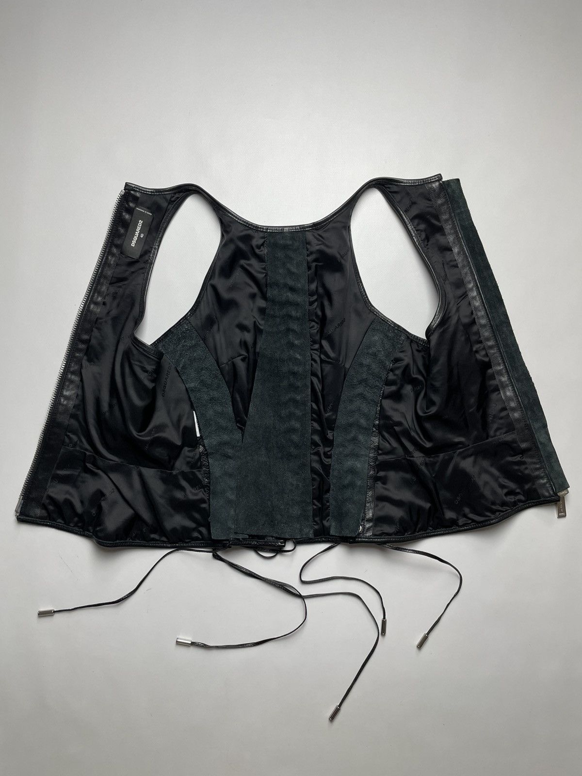 Dsquared2 Dsquared2 Leather Corset Size S / US 4 / IT 40 - 9 Thumbnail