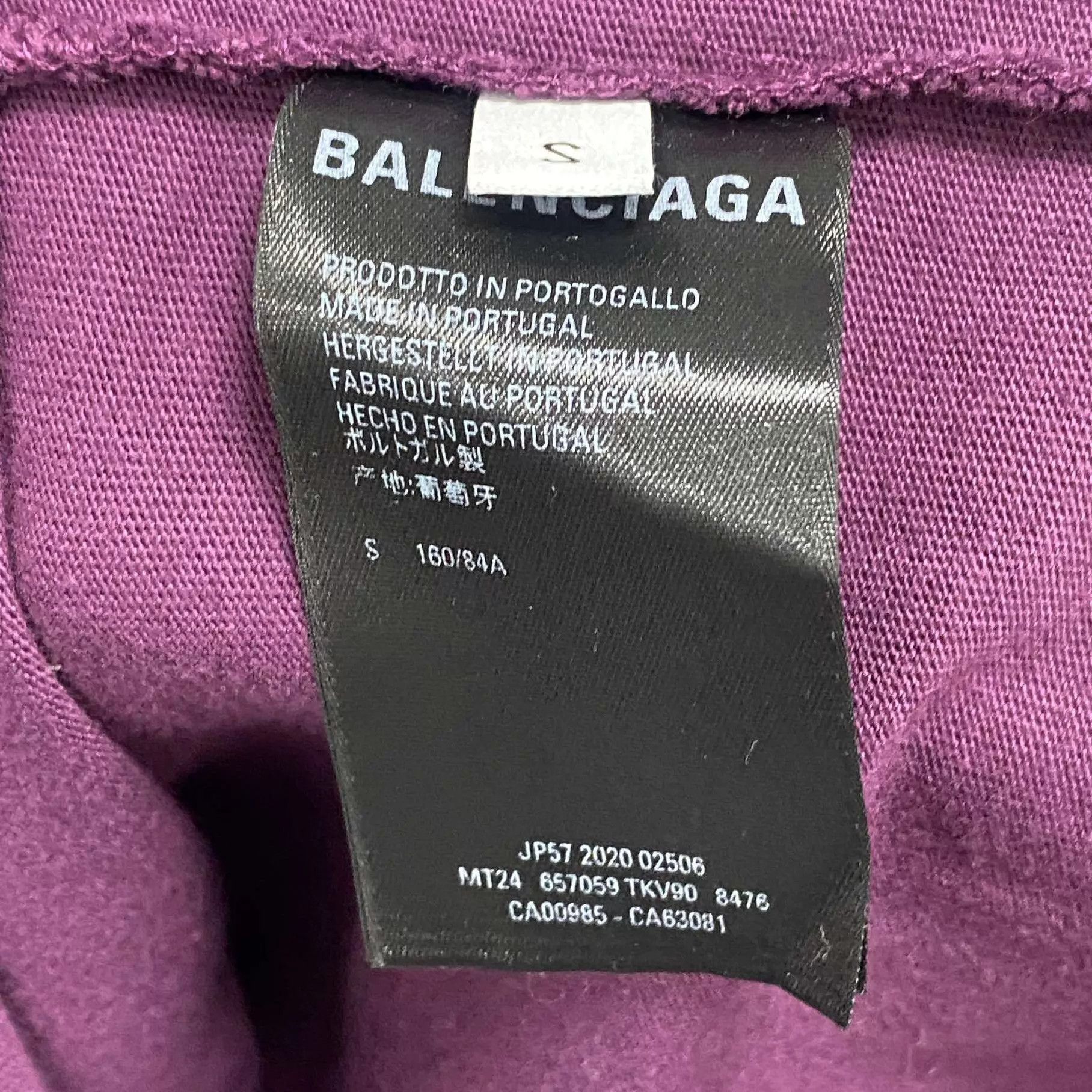 Balenciaga Balenciaga Purple Barbed Wire Embroidery SS S 95 New Size S / US 4 / IT 40 - 4 Thumbnail