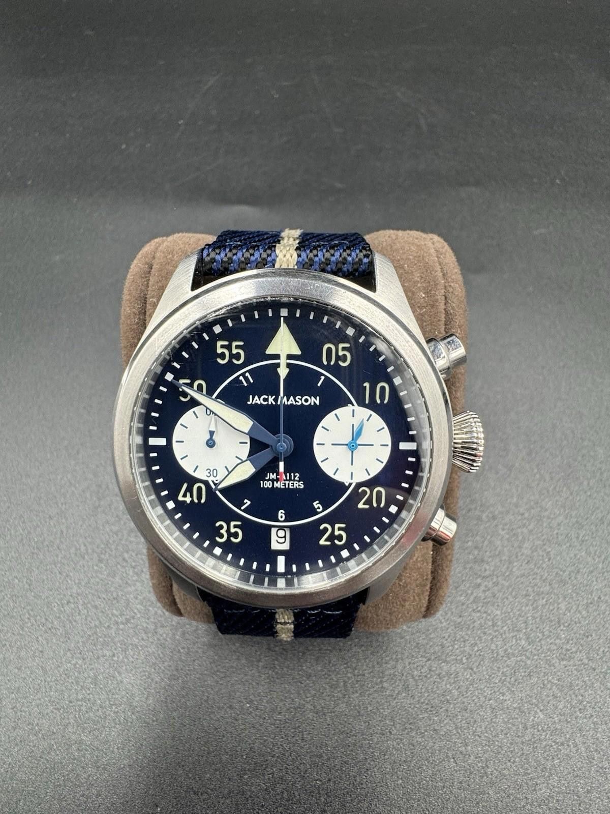 Other Jack Mason Aviation Nylon Band Men's Analog Watch Luminous J Size ONE SIZE - 1 Thumbnail