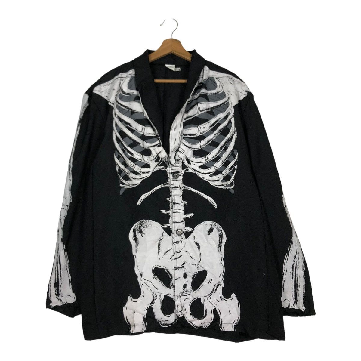 Bones 🔥SPIRIT HALLOWEEN CHORE JACKET SKELETON BONES DESIGN Size US M / EU 48-50 / 2 - 1 Thumbnail