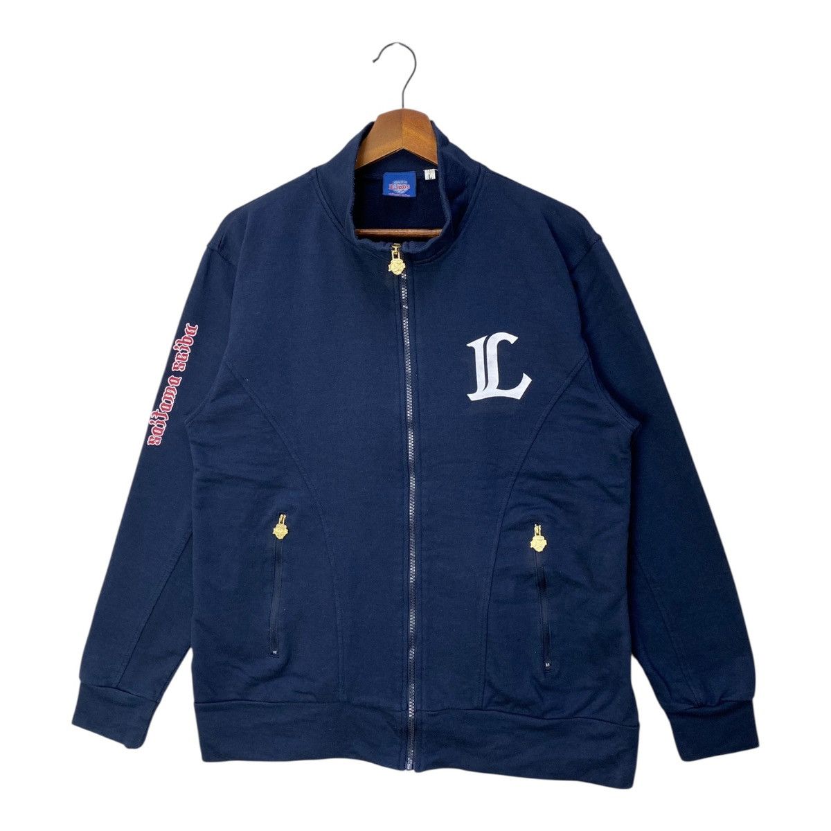 MLB Vintage Lions Saitama Seibu Japan Baseball Team Sweater Zip Size US L / EU 52-54 / 3 - 1 Thumbnail