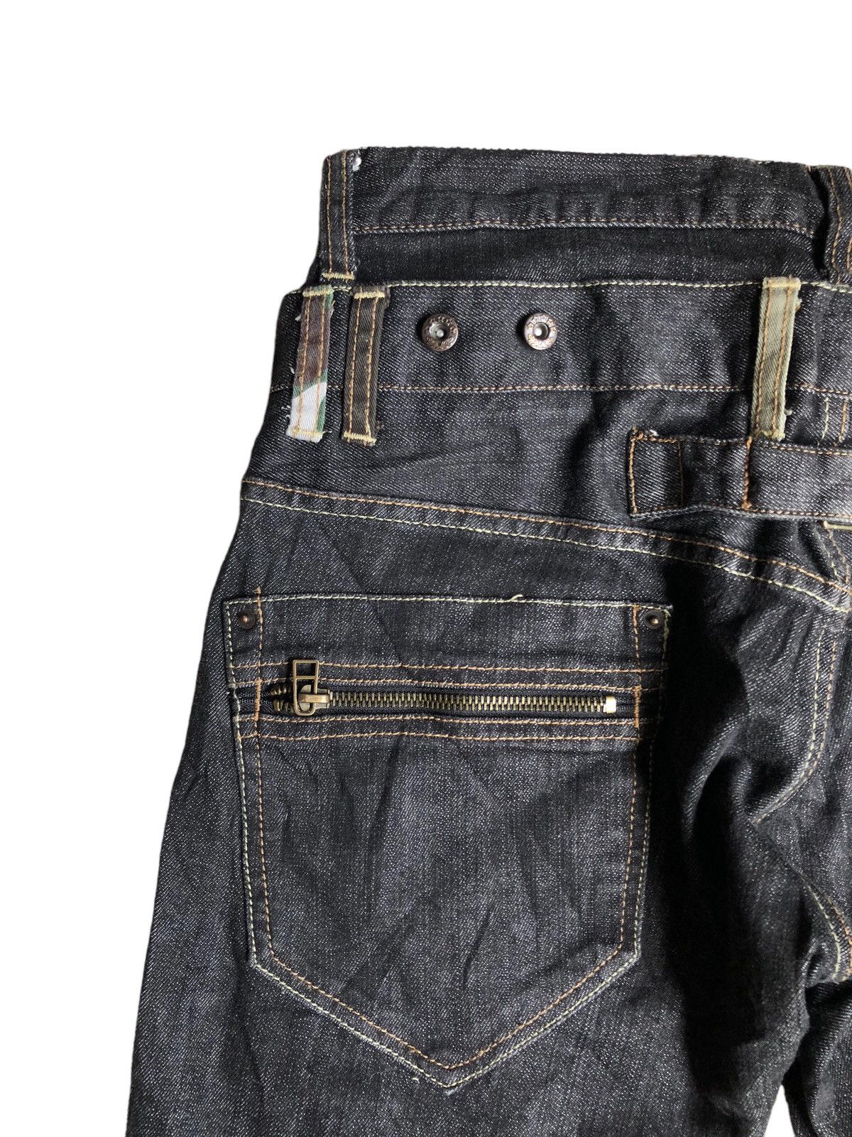 If Six Was Nine Japanese Brand Dominate Double Waist Jeans Size US 32 / EU 48 - 11 Thumbnail