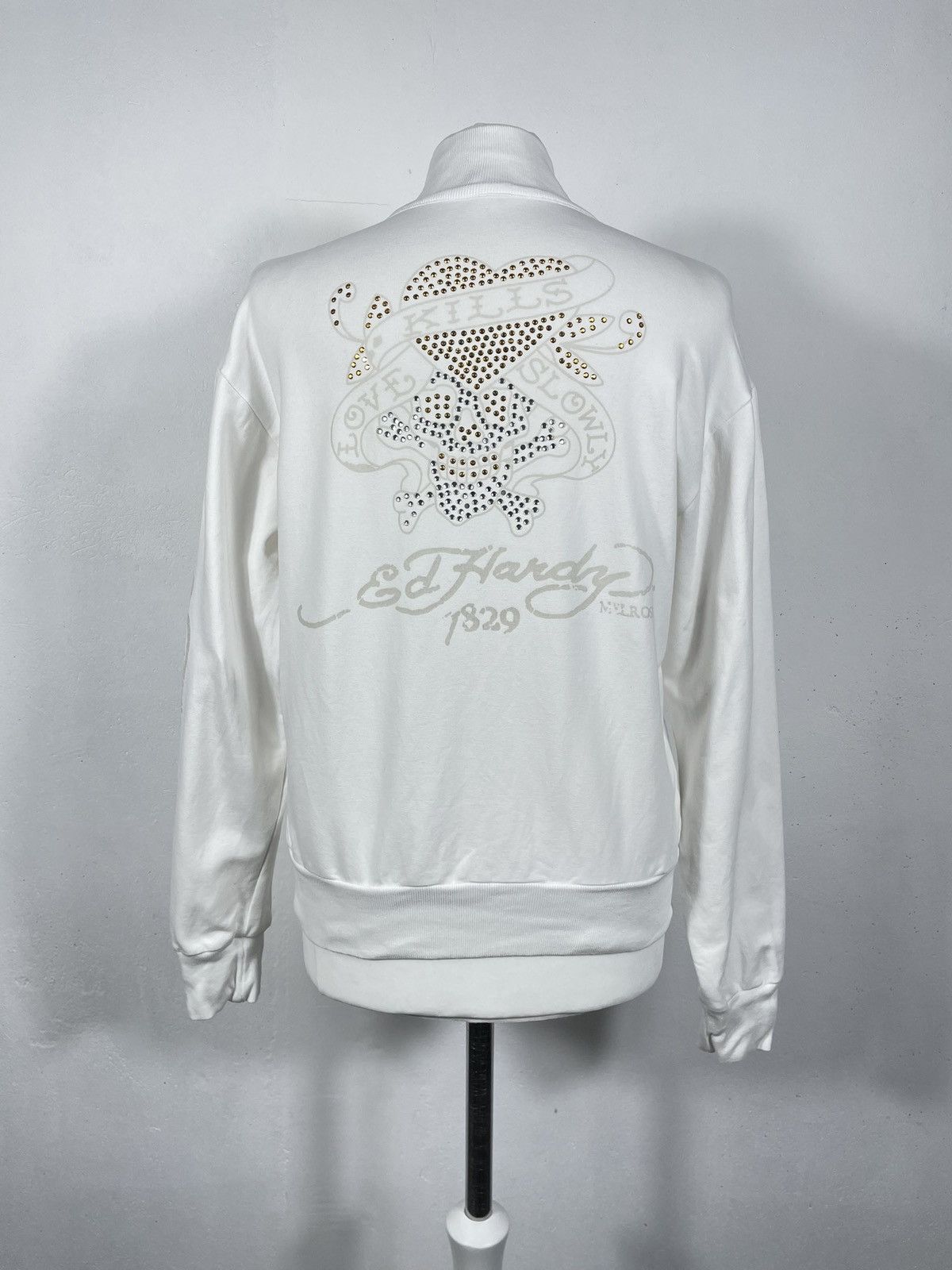 Christian Audigier × Ed Hardy × Vintage Ed Hardy x Christian Audigier Retro 00s Hoodie Swag Drip Size XL / US 12-14 / IT 48-50 - 1 Thumbnail