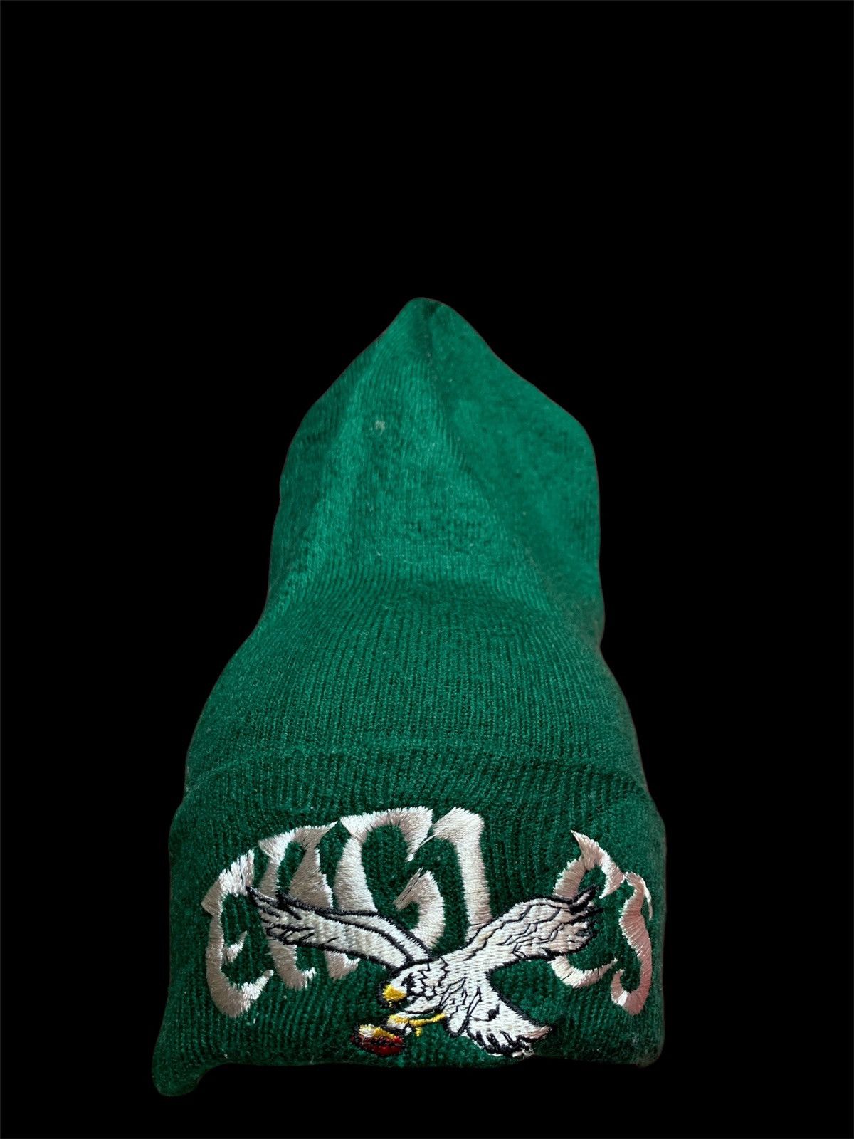 Japanese Brand × Vintage Eagle Beanie Hats Green by Japanese Brand Size ONE SIZE - 4 Thumbnail
