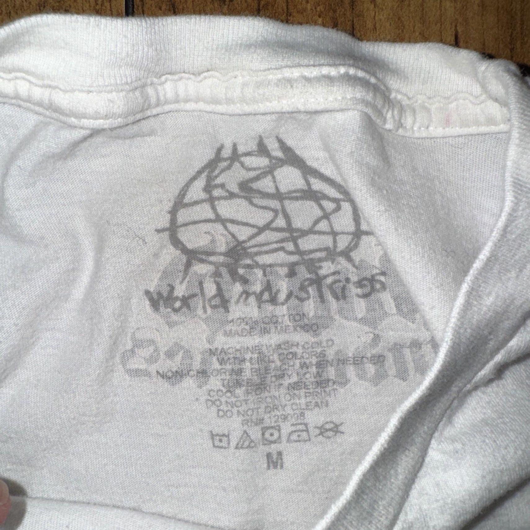 World Industries VINTAGE World Industries T-Shirt Flaming Lucha Libre White M Size US M / EU 48-50 / 2 - 3 Thumbnail