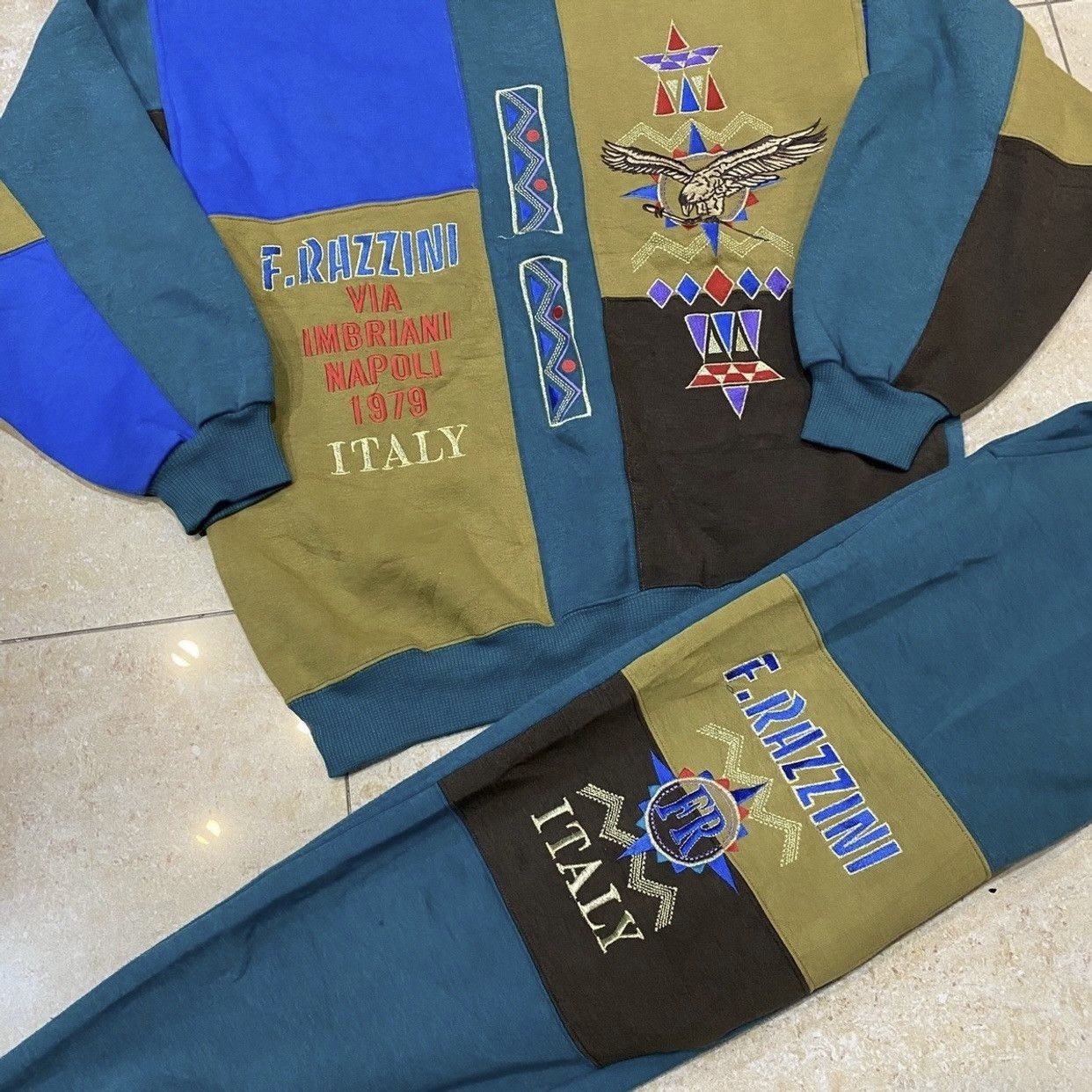 Aran Isles Knitwear × Designer One Set Fernand Razzini Sweatshirt With Sweatpants Size US M / EU 48-50 / 2 - 3 Thumbnail