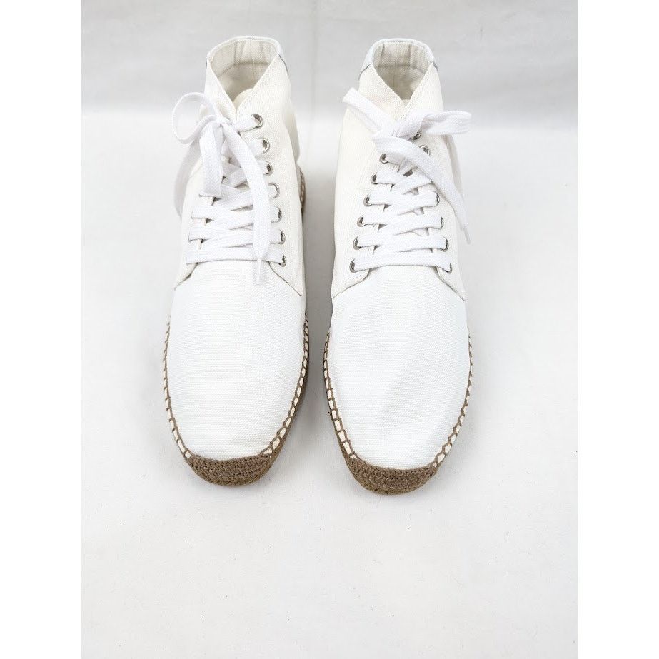 Saint Laurent Paris o1rshd1 Damon High-Top Sneakers in Off-White/Blanc Opti Size US 10 / EU 43 - 15 Thumbnail