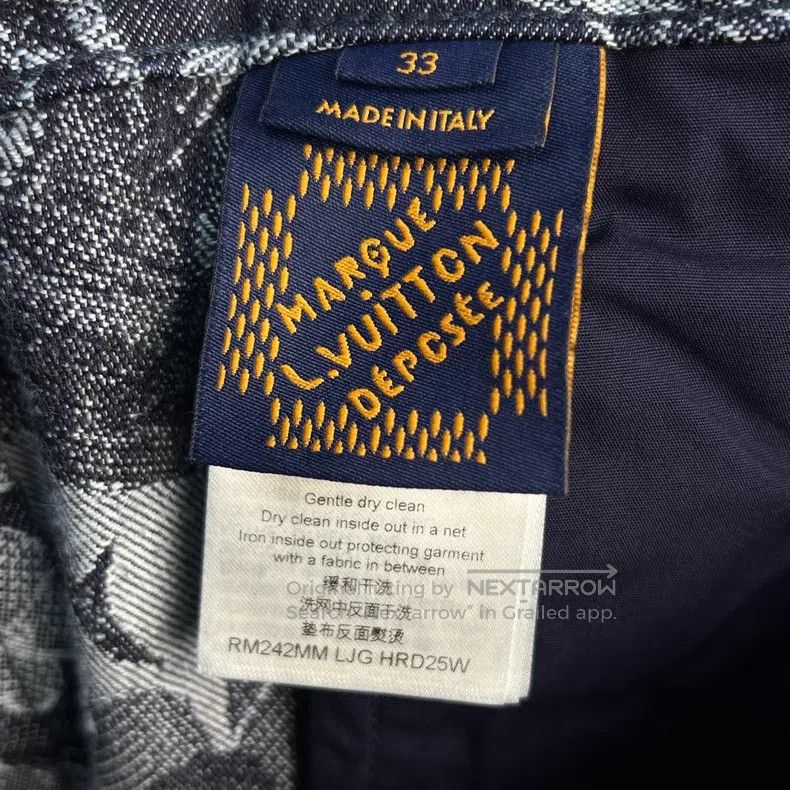 Louis Vuitton Louis Vuitton FW25 Floral Jacquard Button Denim Shorts Size US 33 - 5 Thumbnail