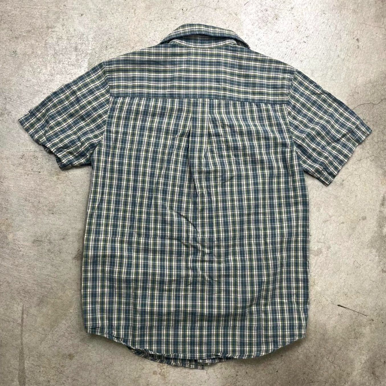 Cherokee VINTAGE Y2K Cherokee Button Shirt Green Plaid Short Sleeve Mens Small Size US S / EU 44-46 / 1 - 3 Thumbnail
