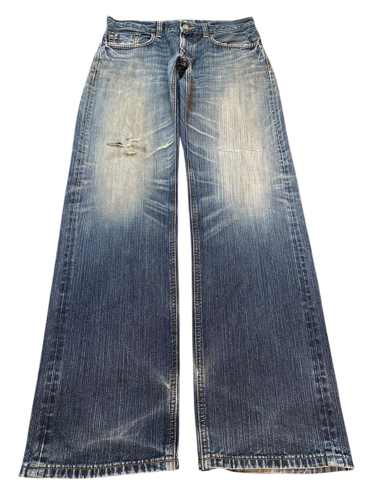 Edwin Edwin XV Exclusive Vintage Faded Wash Style Baggy Jeans Size US 34 / EU 50 - 1 Thumbnail