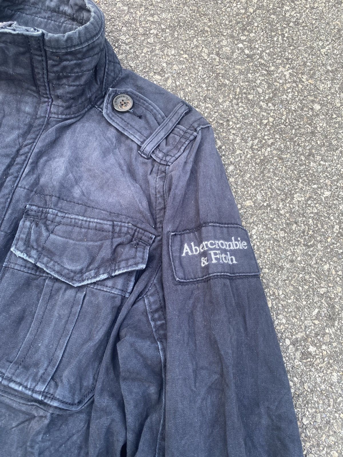 Vintage Abercrombie & fitch vintage acid wash denim Sentinel Jacket Size US S / EU 44-46 / 1 - 4 Thumbnail