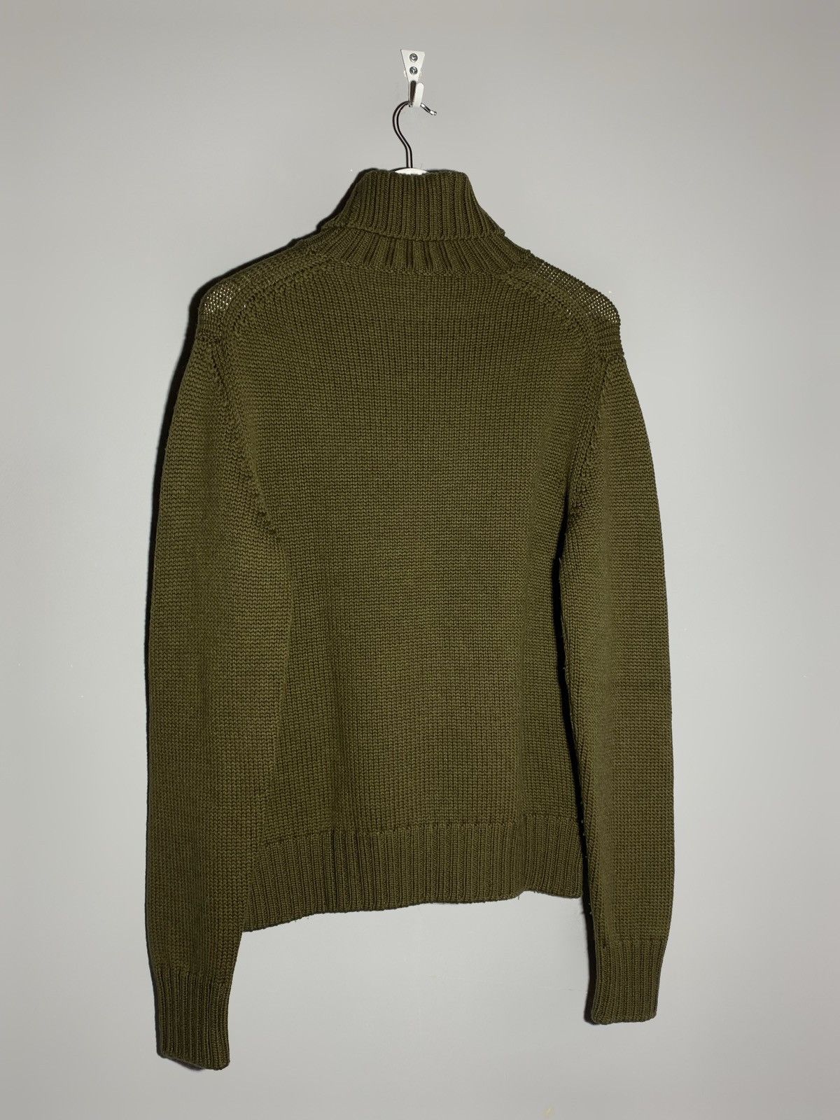 Gucci Gucci Knit Turtleneck Sweater Khaki Green Men’s Size S Size US S / EU 44-46 / 1 - 2 Thumbnail