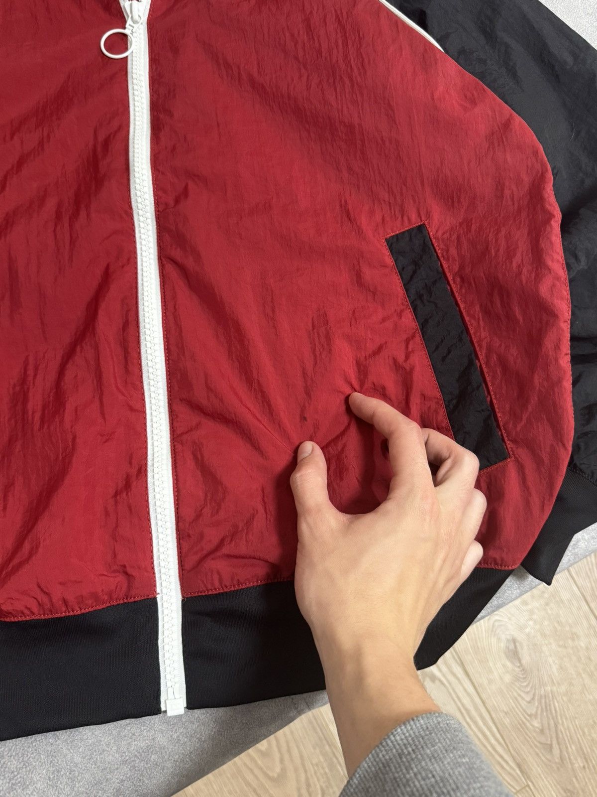 NBA Nike nylon Miami Heat nylon jacket hoodie Size US M / EU 48-50 / 2 - 6 Thumbnail