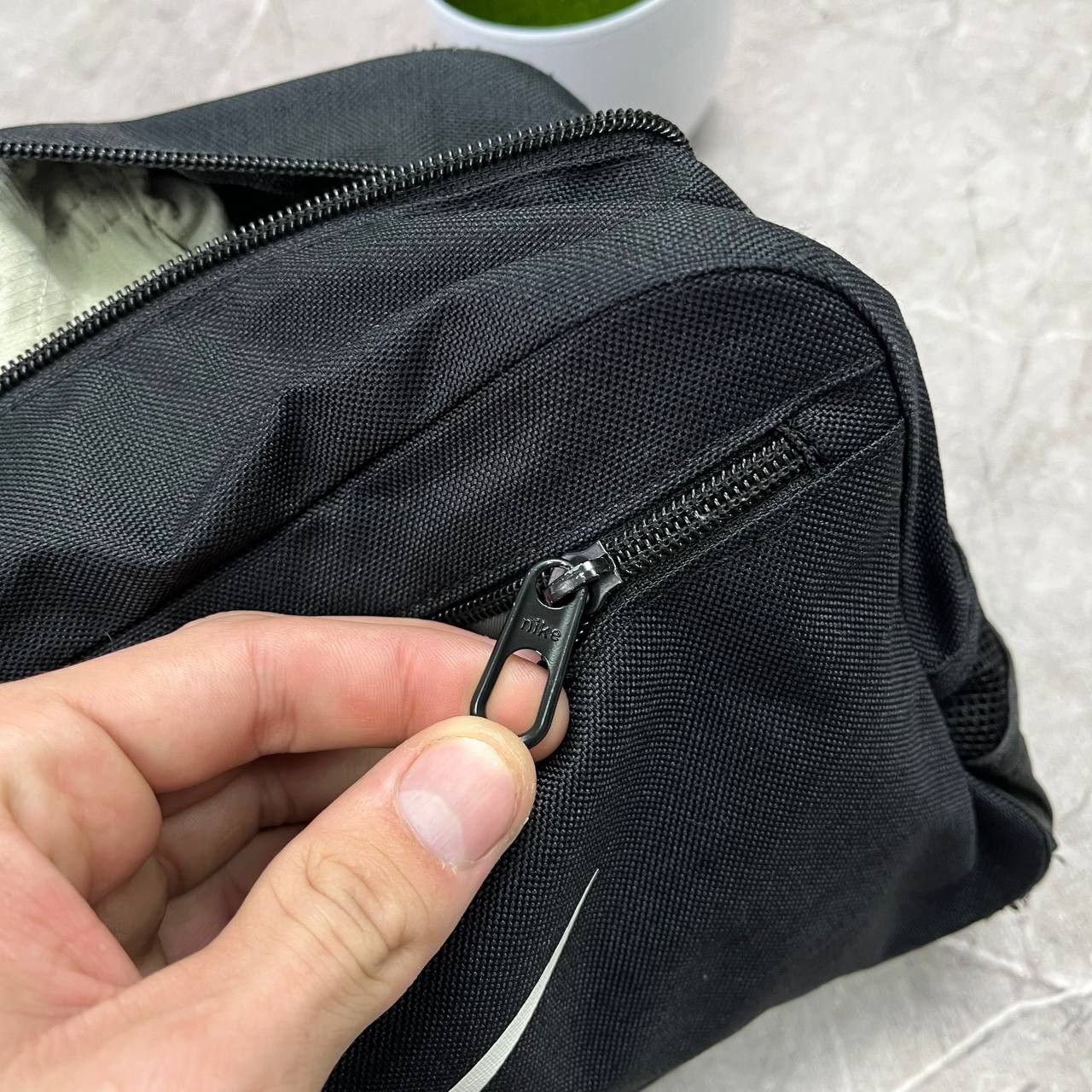 Nike Nike Big Logo Brasilia Shoes Black/White Bag Size ONE SIZE - 12 Thumbnail