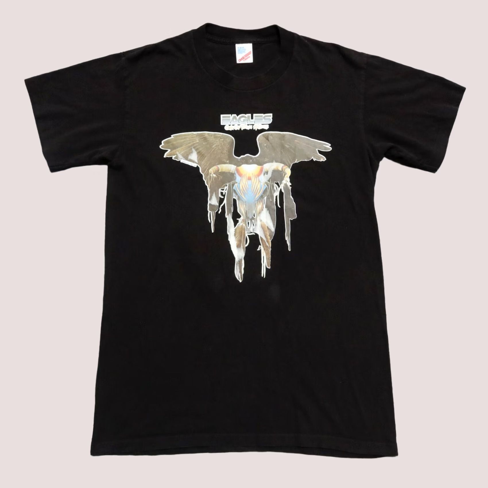 Vintage Vintage Eagles One Of These Nights Rock Band Shirt Mens Medium Black Duke Size US M / EU 48-50 / 2 - 1 Thumbnail