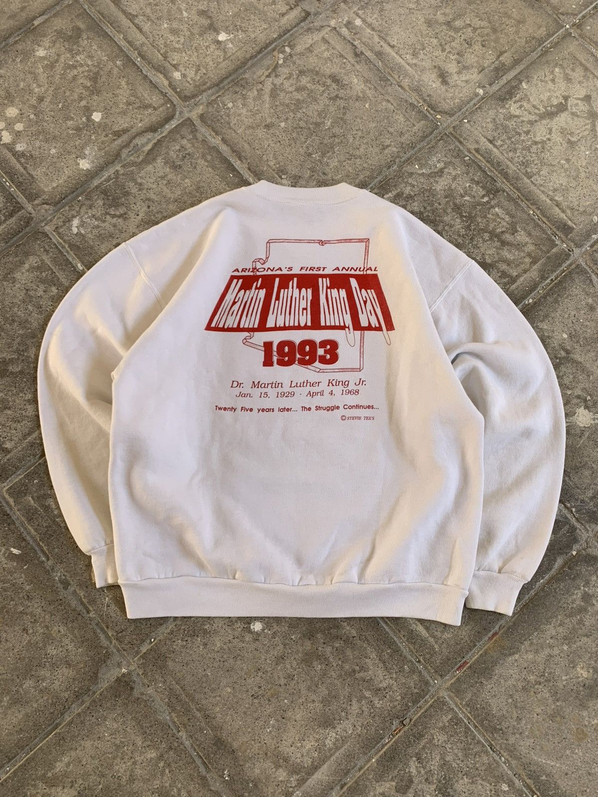 Vintage Vintage Martin Luther King Crewneck Size US XL / EU 56 / 4 - 2 Thumbnail