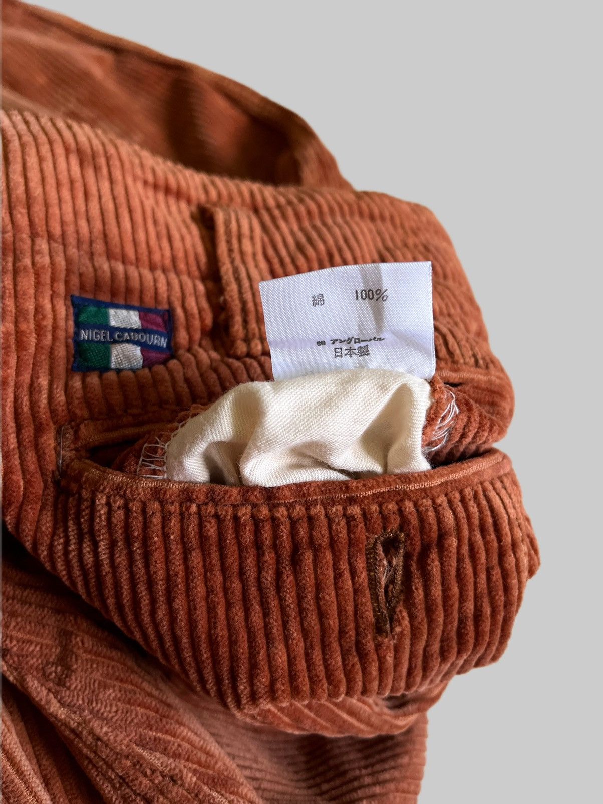 Nigel Cabourn Archival AW2005 Nigel Cabourn Rust Brown Corduroy Pants Size US 32 / EU 48 - 4 Thumbnail