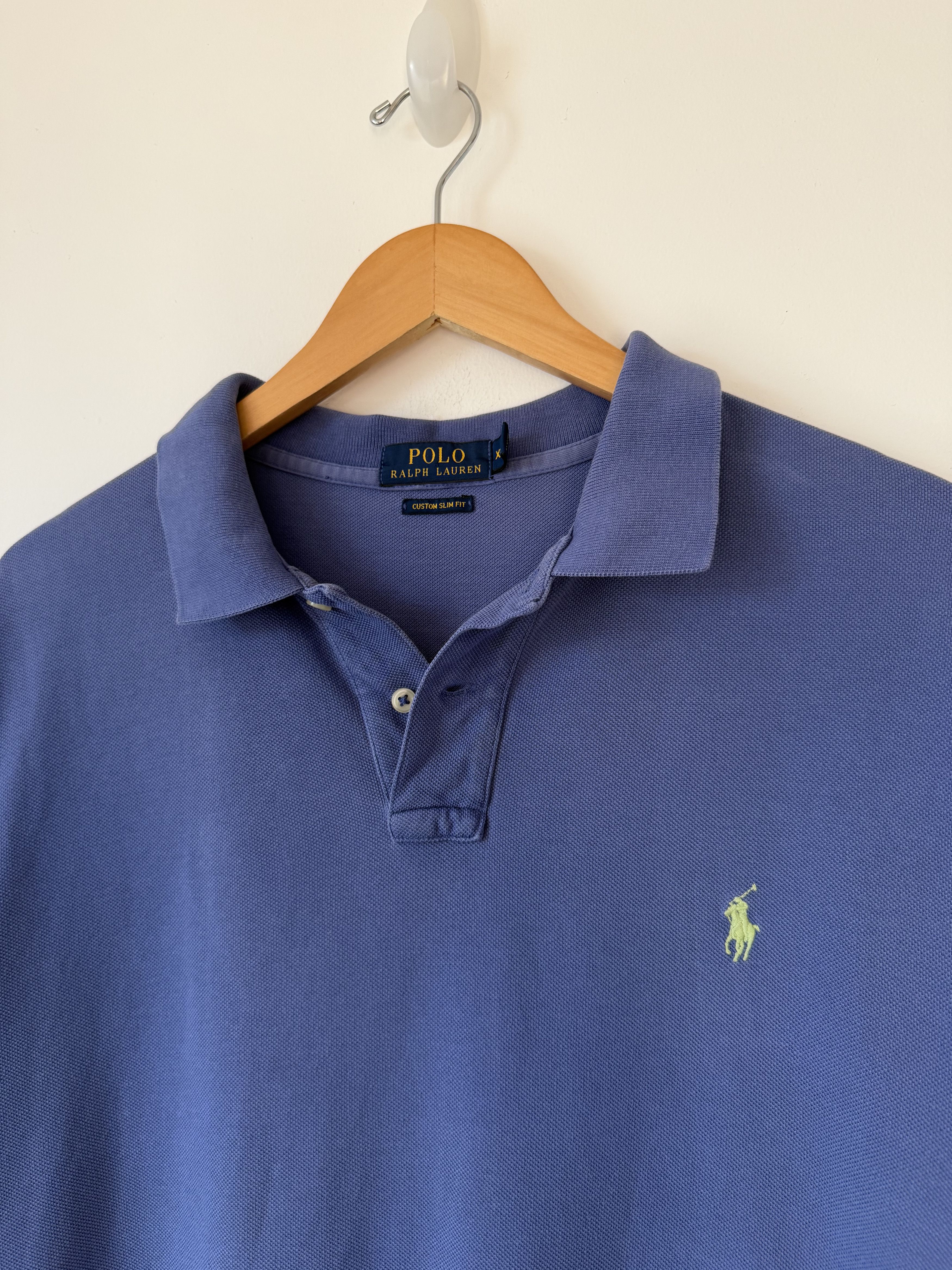Polo Ralph Lauren Polo Ralph Lauren Custom Slim Fit Purple Polo Shirt Men’s XL Size US XL / EU 56 / 4 - 1 Thumbnail