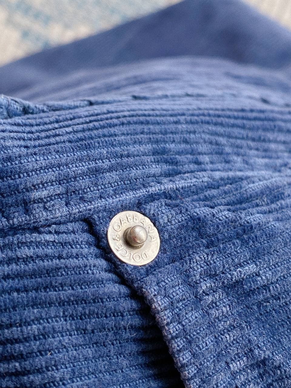 Dolce & Gabbana Dolce & Gabbana Jeans Corduroy Pants Blue Size US 36 / EU 52 - 3 Thumbnail