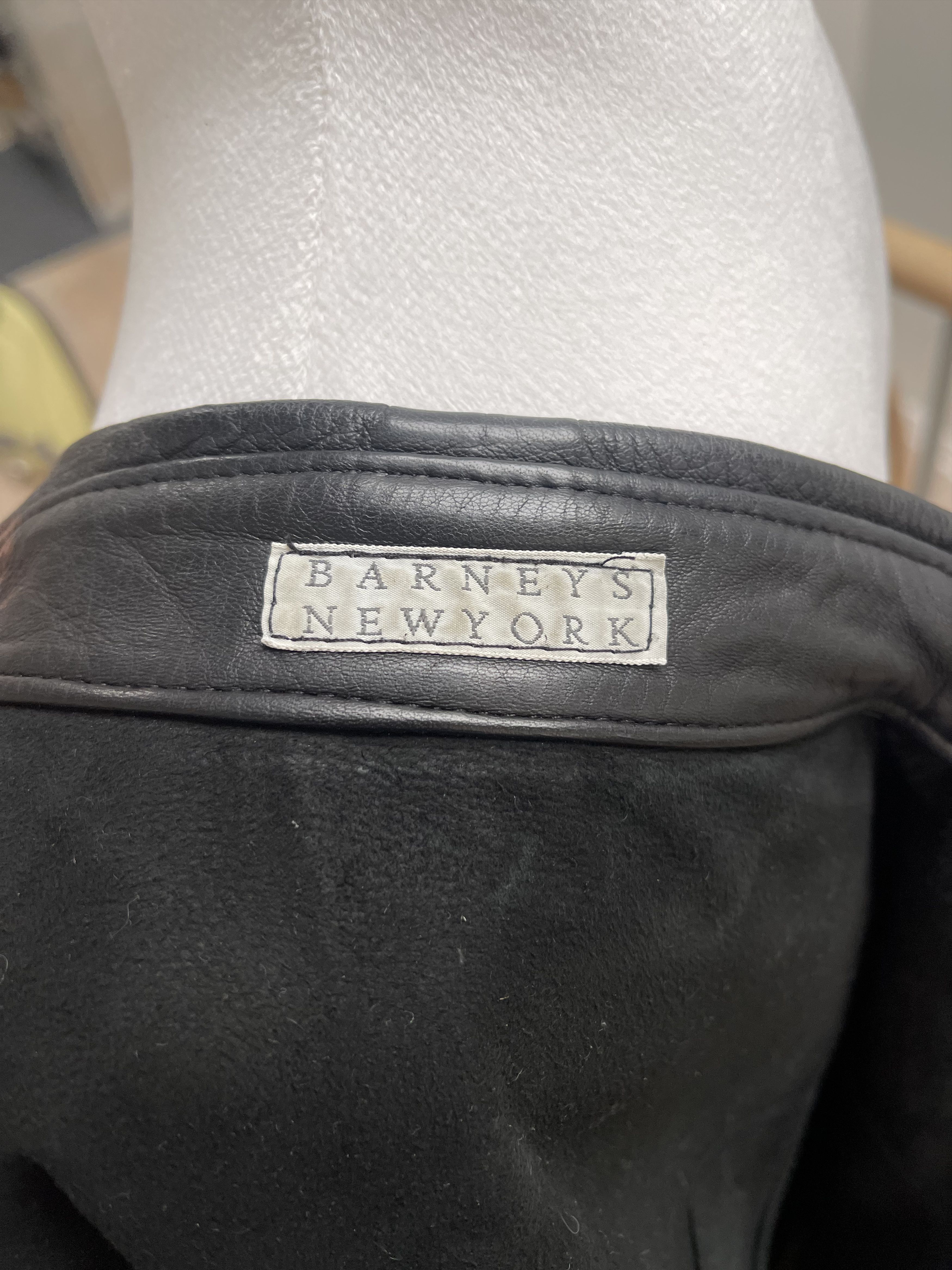 Barneys New York Leather Shirt Size M / US 6-8 / IT 42-44 - 4 Thumbnail
