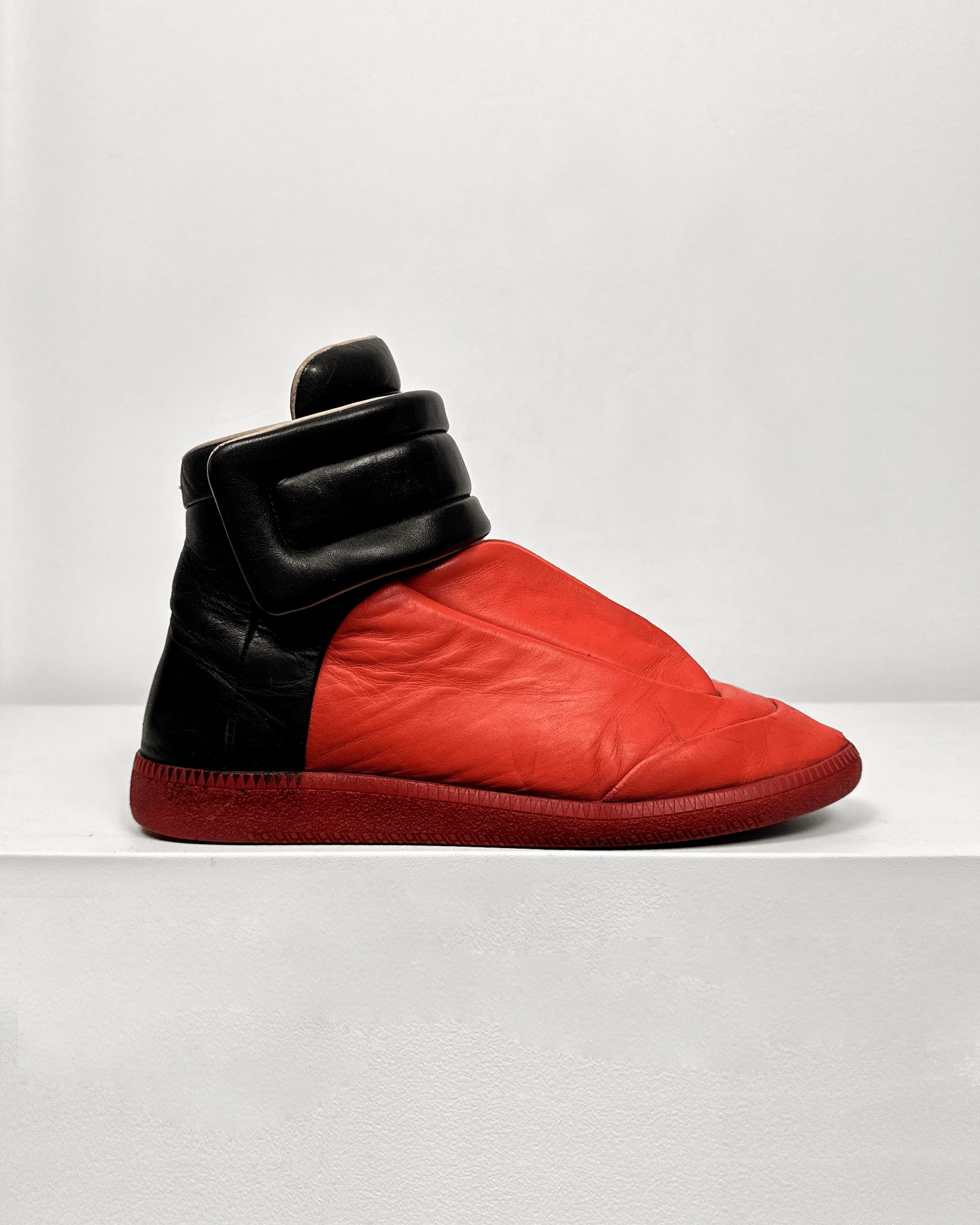 Maison Margiela Maison Margiela Future High Red Black Sneakers Size US 7.5 / EU 40-41 - 3 Thumbnail