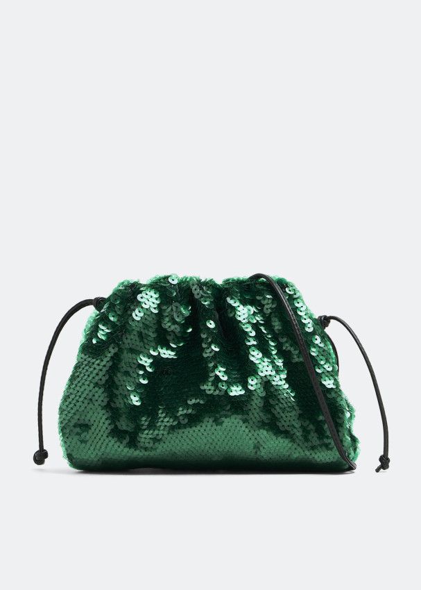 Bottega Veneta o1n1vont1124 Size: OS / Mini Pouch in Dark Green Size ONE SIZE - 1 Thumbnail