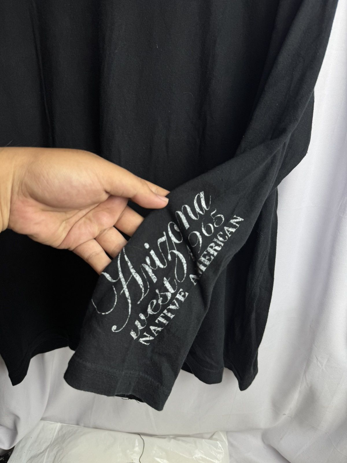 If Six Was Nine × Japanese Brand × Le Grande Bleu (L.G.B.) Japanese Poem Eagle Long Sleeve Size US XL / EU 56 / 4 - 5 Thumbnail