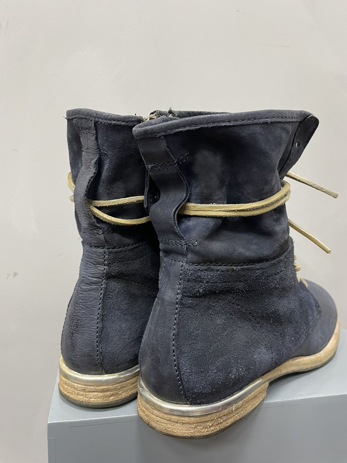 A.S.98 × Dirk Bikkembergs RARE AS 98 boots Vintage Ankle Boots Rick 1 Owens Vibe Size US 7.5 / EU 40-41 - 8 Thumbnail