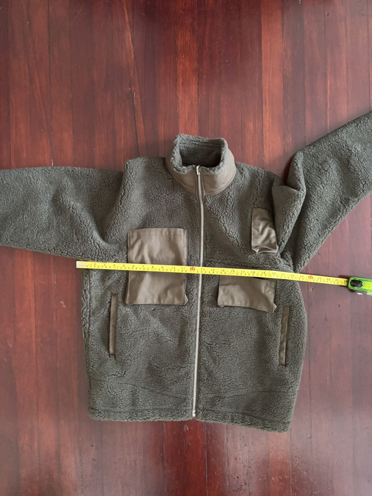 Saintwoods Saintwoods Green Reversible Polka-Dot Fleece Jacket Size US M / EU 48-50 / 2 - 4 Thumbnail