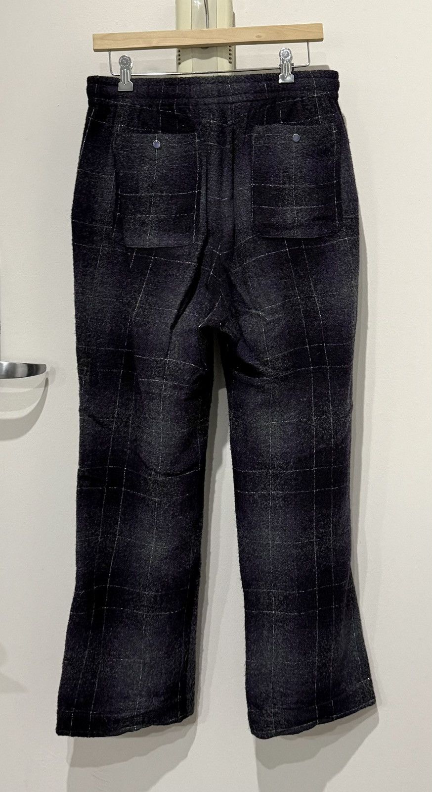 Needles Needles Embellished Checked Wool-Blend Flannel Trousers [M] Size US 30 / EU 46 - 5 Thumbnail
