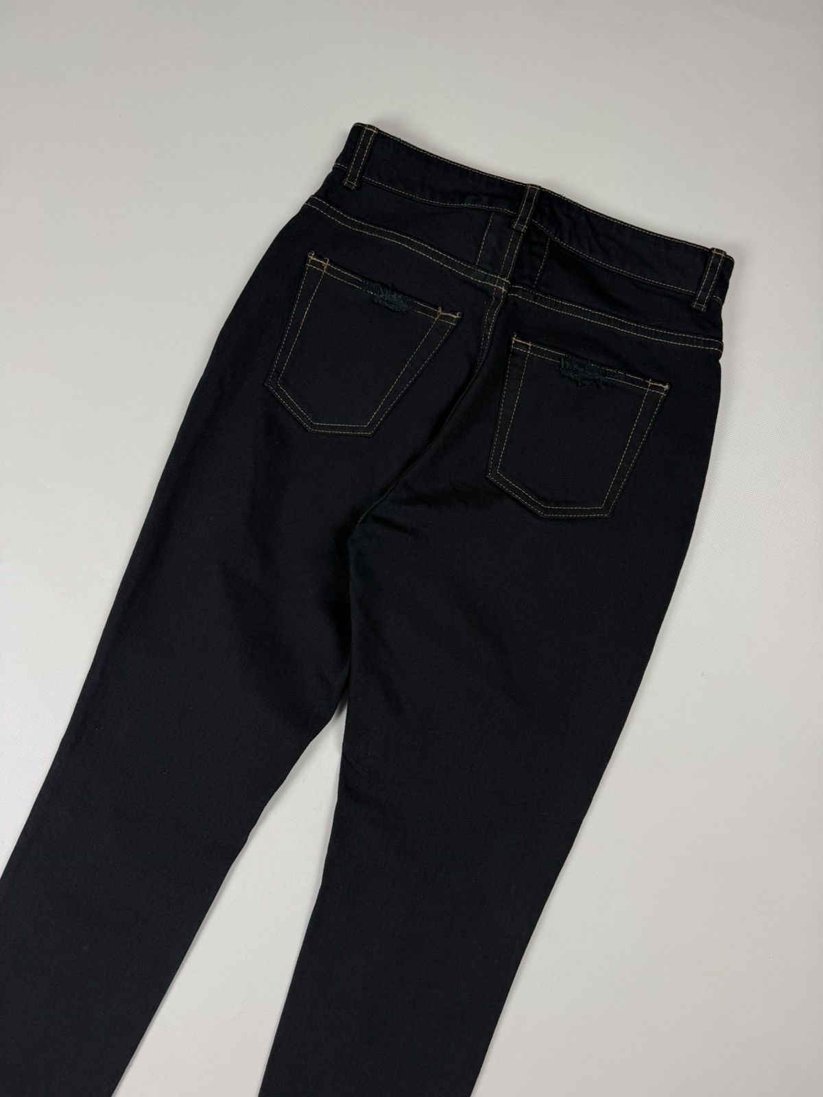 Saint Laurent Paris Saint Laurent Thrash Overdye Japan Denim Ladies Skinny Jeans Size 27" / US 4 / IT 40 - 23 Thumbnail