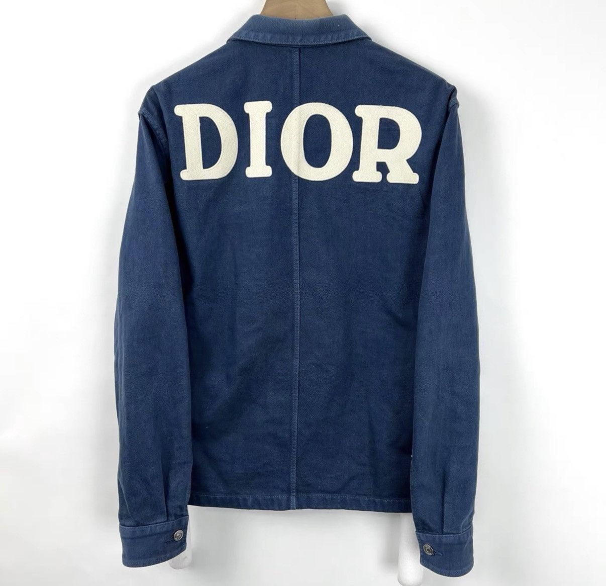 Dior Dior 1947 Embroidered Logo Denim Jacket K12 Size US S / EU 44-46 / 1 - 2 Thumbnail