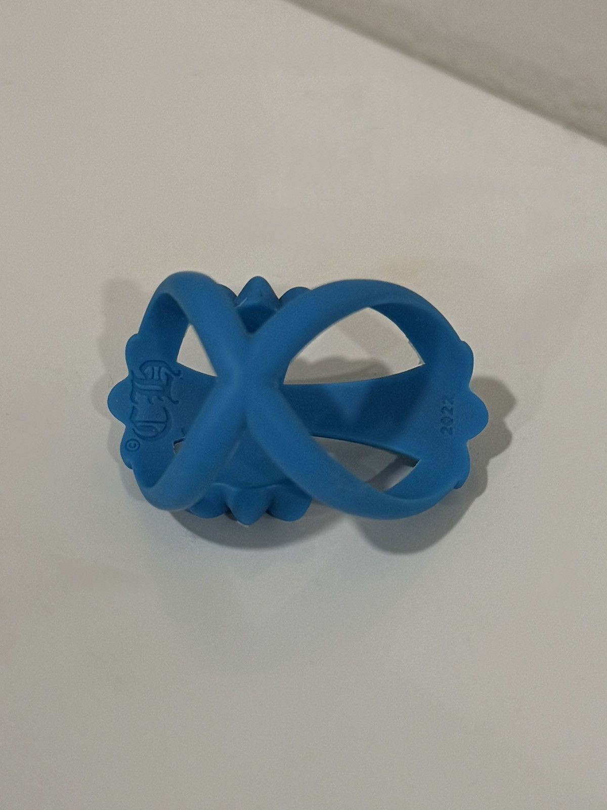 Chrome Hearts Chrome Hearts Silicone Cross Ring – Blue OS Size ONE SIZE - 2 Thumbnail