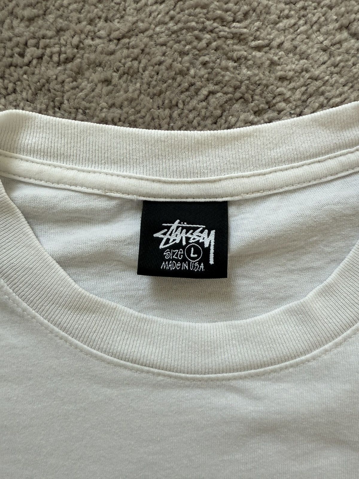 Stussy Stussy Natural Pigment Dyed Tee Used Size Large Size US L / EU 52-54 / 3 - 3 Thumbnail