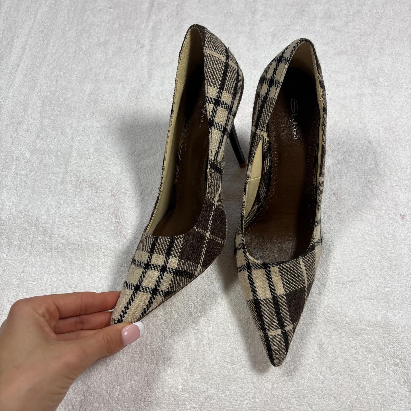 Other vintage plaid tweed brown heals Size US 8 / IT 38 - 3 Thumbnail