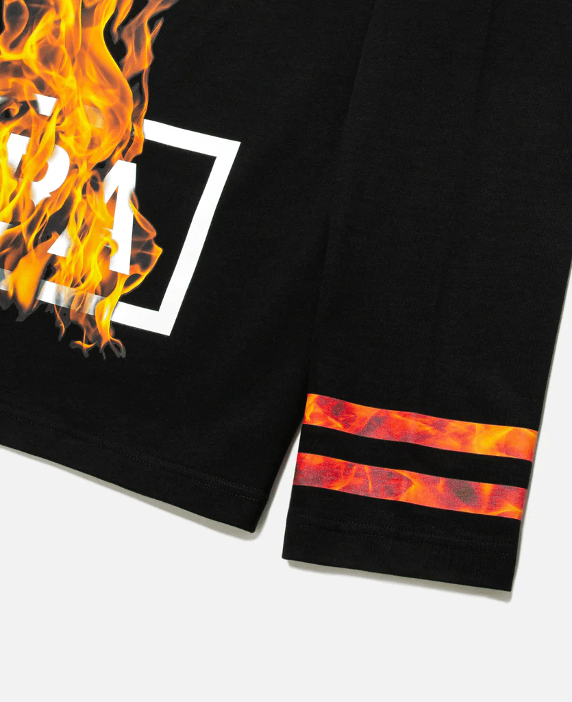 Hood By Air Ablaze Box Logo Hockey L/S T-shirt Size US S / EU 44-46 / 1 - 6 Thumbnail