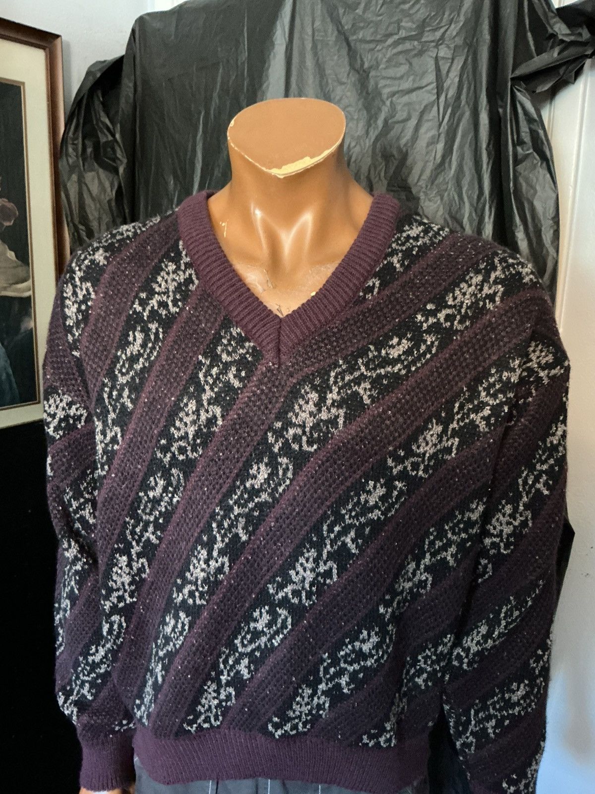 Vintage Vintage Rick Pallack Made In Italy Wool Alpaca Knit Sweater Size US S / EU 44-46 / 1 - 9 Thumbnail