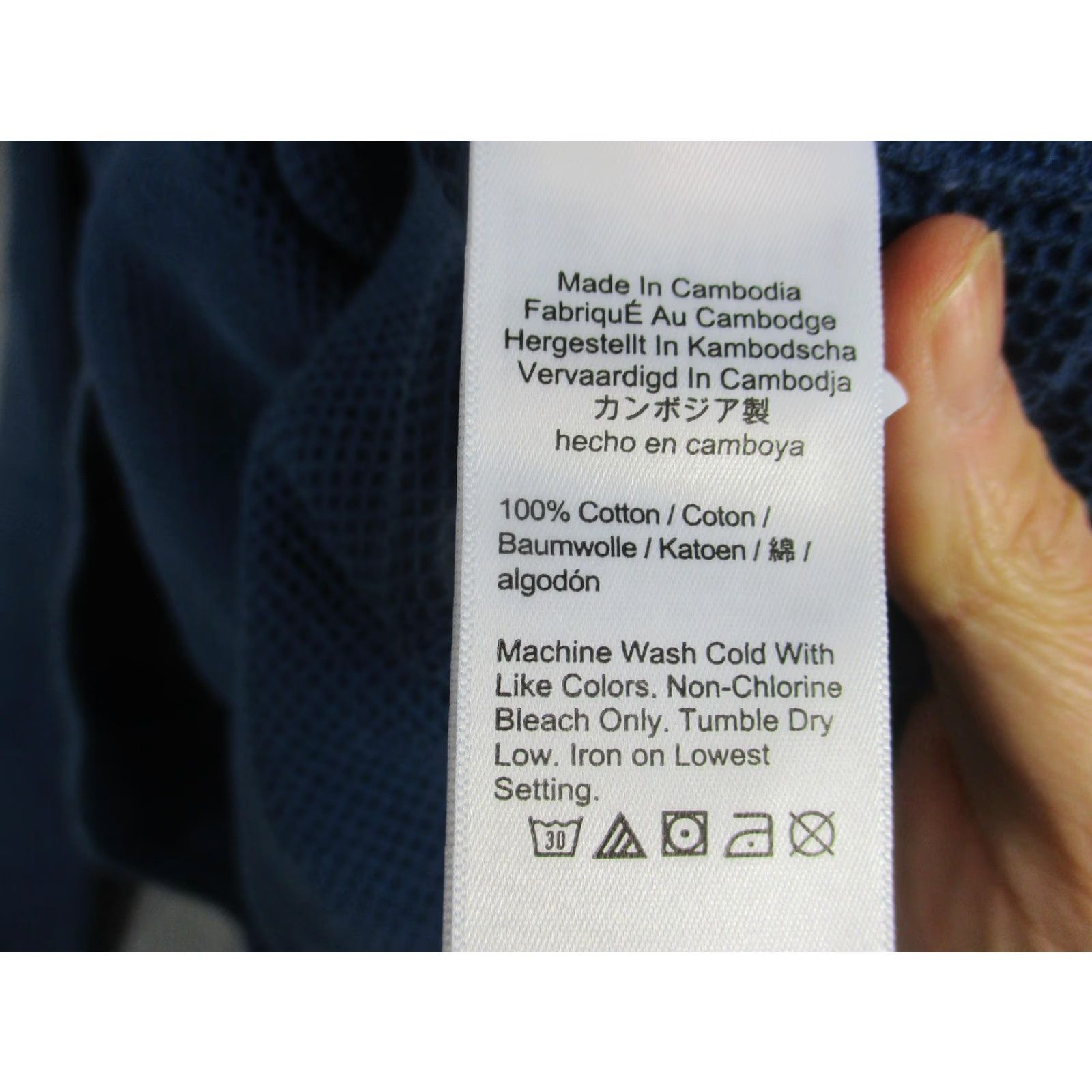 J.Crew J.Crew Oarsman Polo Shirt Mens Small Blue Waffle Knit Thermal Long Sleeve CJ733 Size US S / EU 44-46 / 1 - 7 Thumbnail