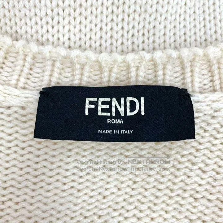 Fendi Fendi Logo Letter Wool Crewneck Sweater. Size US L / EU 52-54 / 3 - 5 Thumbnail