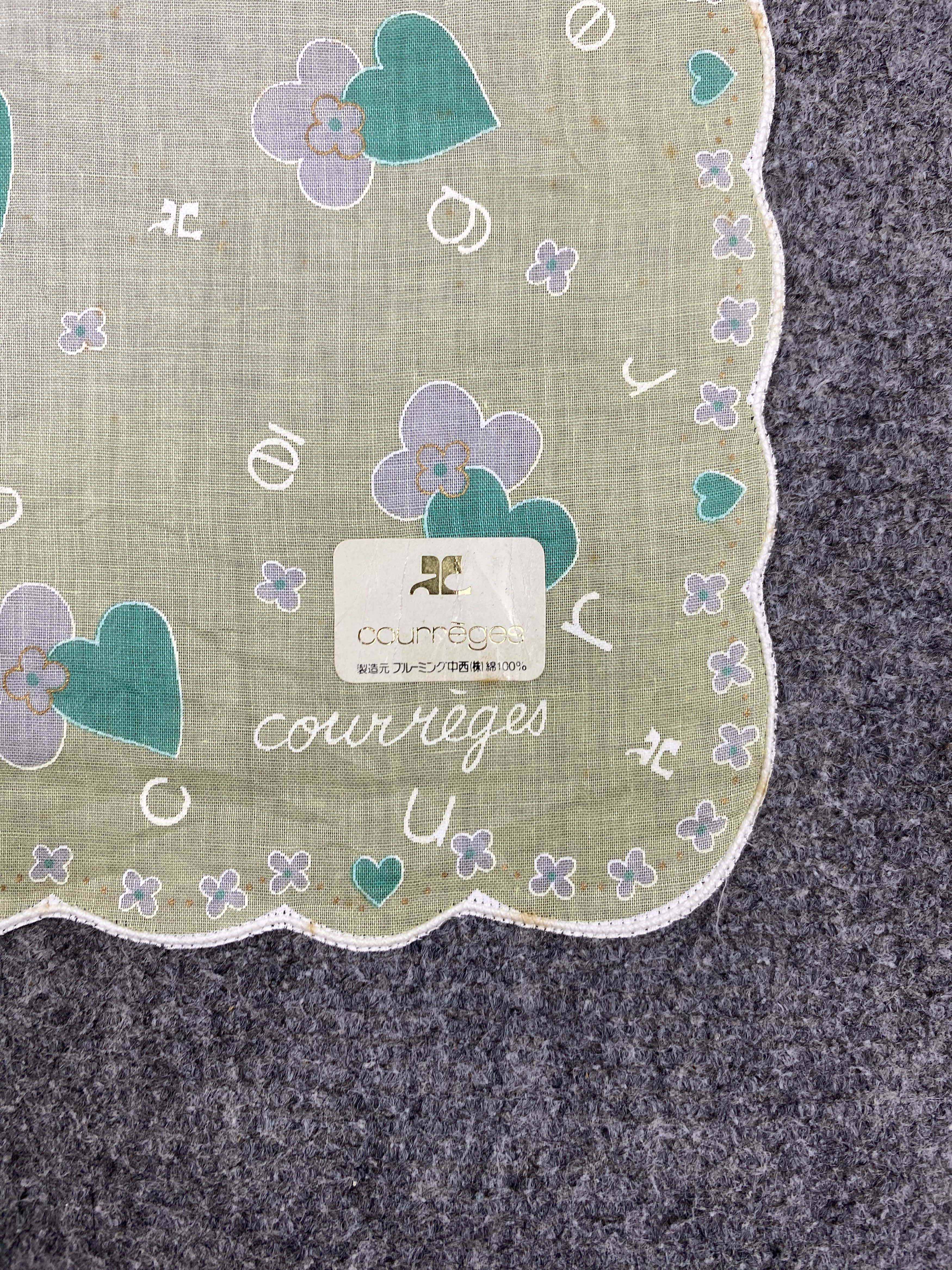 Courreges Courreges Handkerchief / Bandana / Neckerchief HKC0502 Size ONE SIZE - 5 Thumbnail