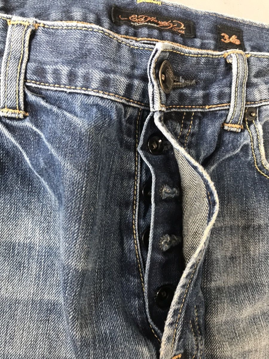 Ed Hardy × Vintage Ed Hardy Spell Out Denim Size US 36 / EU 52 - 10 Thumbnail