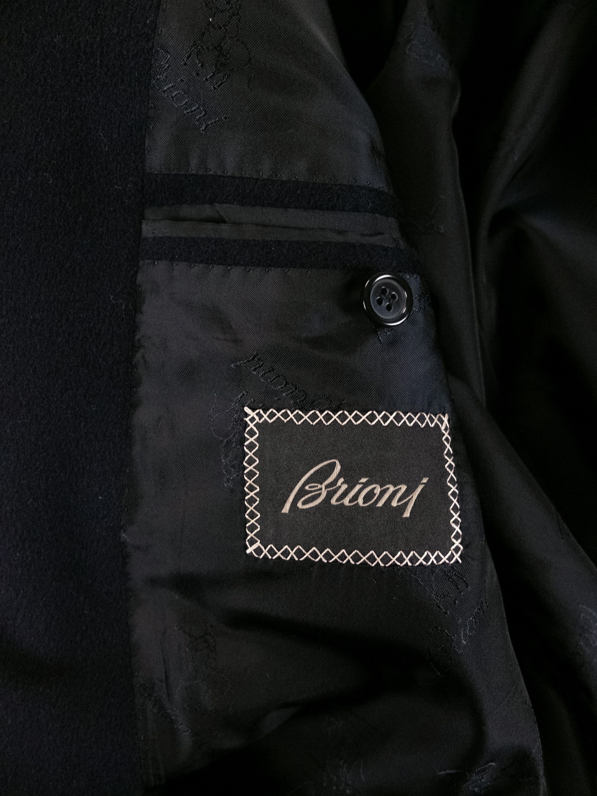 Brioni BRIONI solid dark blue cashmere wool blazer jacket 40R 50R Size 40R - 9 Thumbnail