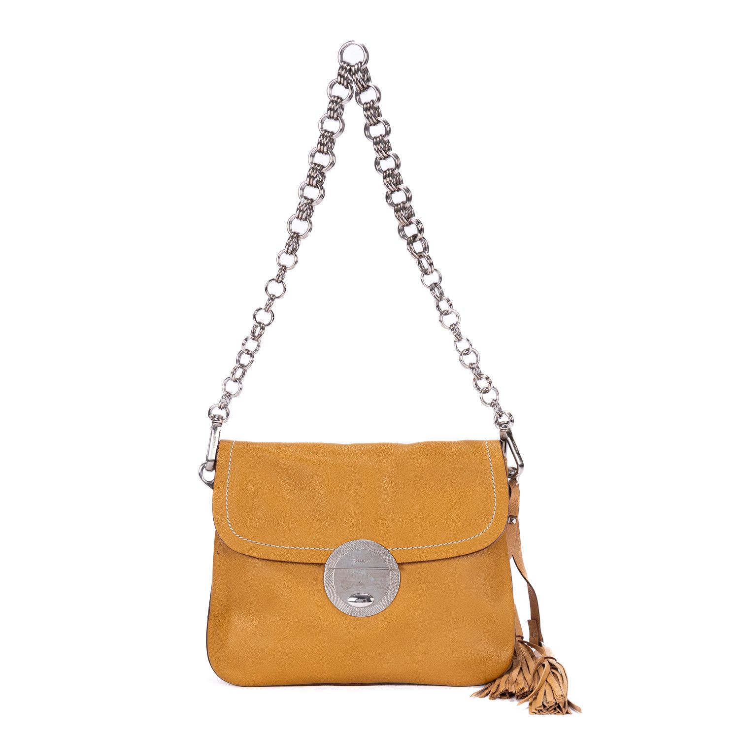 Prada Tassel Flap Chain Bag Size ONE SIZE - 1 Thumbnail