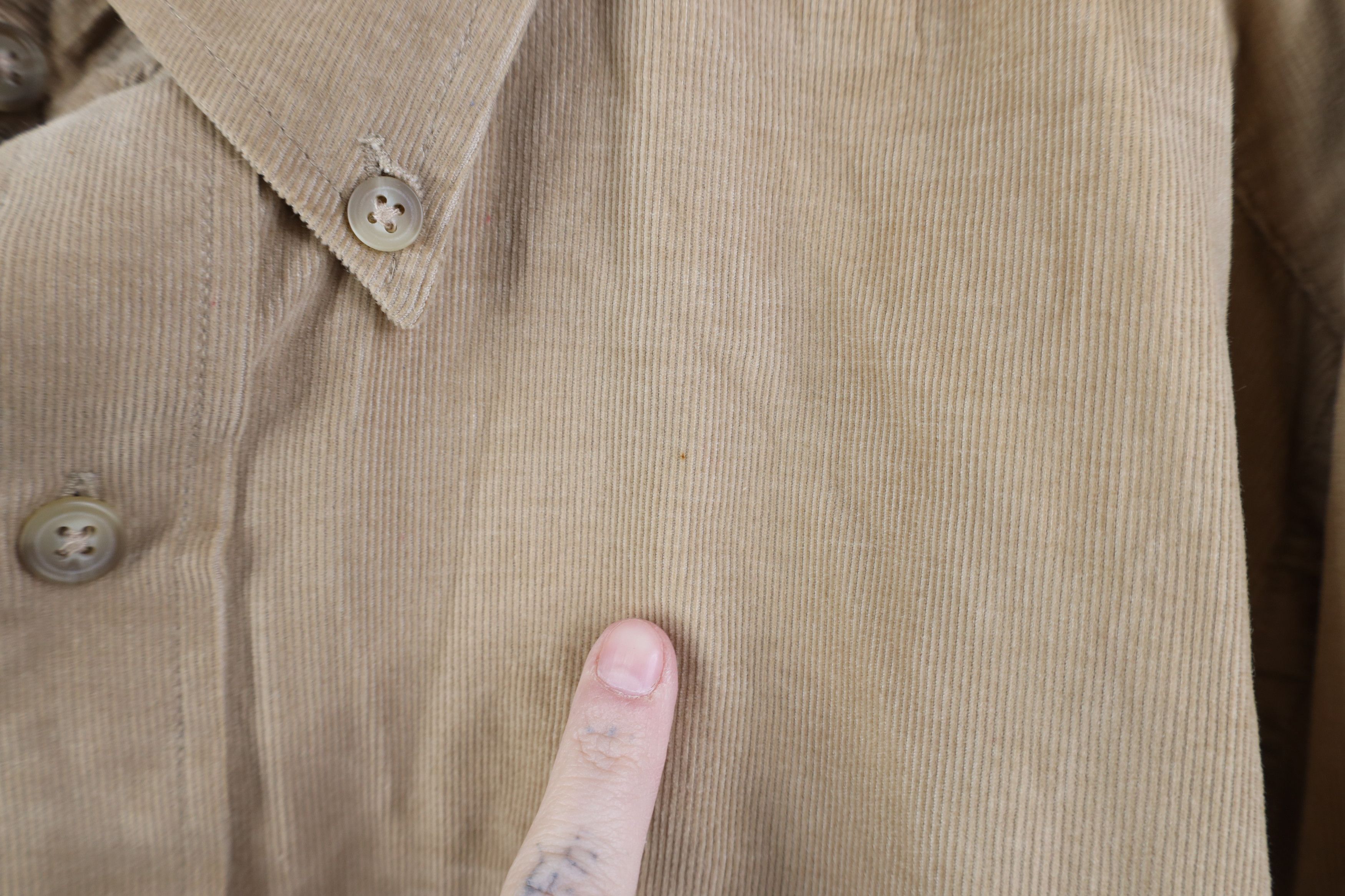 Vintage Vintage 90s Streetwear Collared Button Down Shirt Tan Size US M / EU 48-50 / 2 - 5 Thumbnail