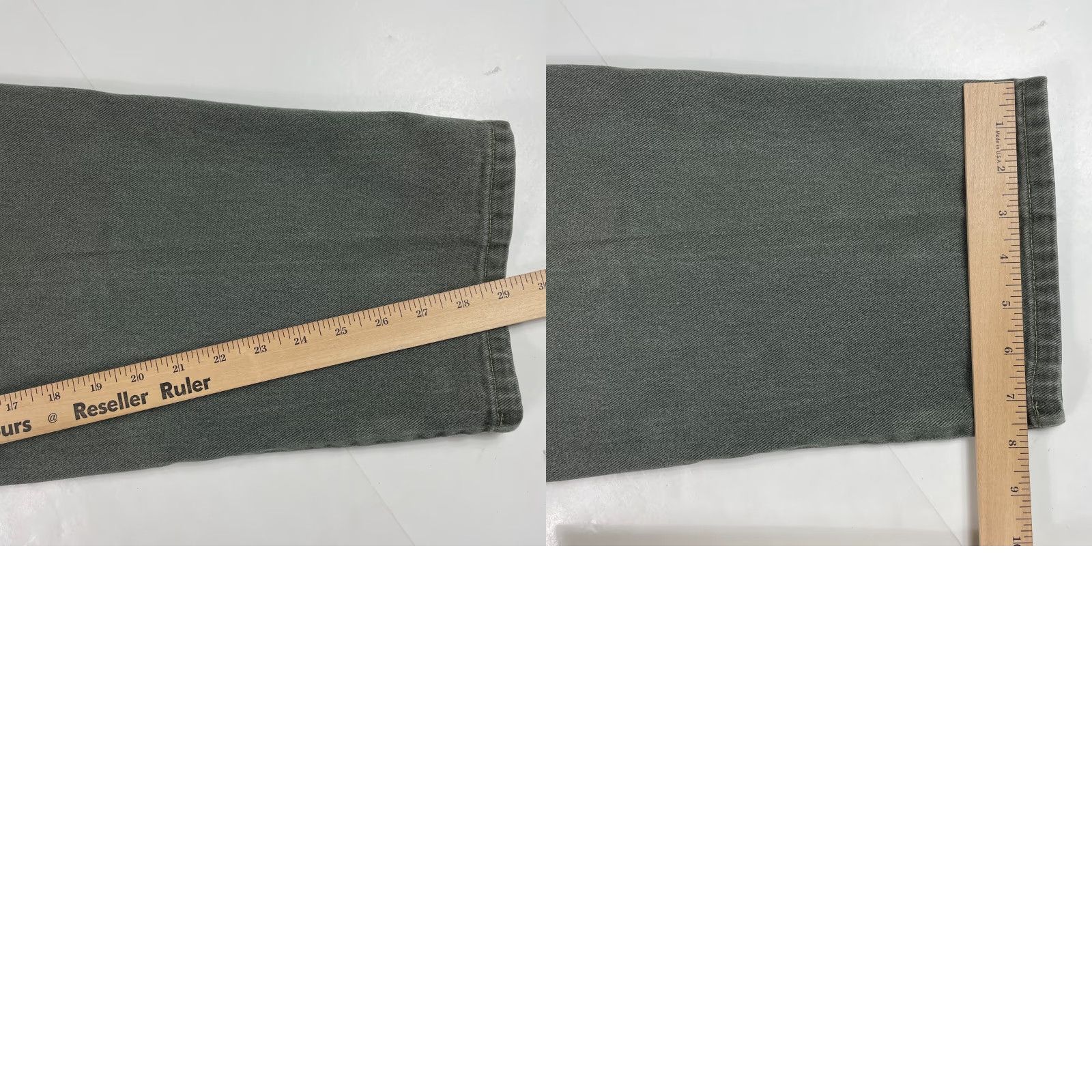 Denime VINTAGE Coleman Jeans Mens 38 x 30 Green Relaxed Straight Denim 90s USA Jeans Mens Green 90s straight Relaxed Denim Coleman 38 x 30 Size US 38 / EU 54 - 9 Thumbnail