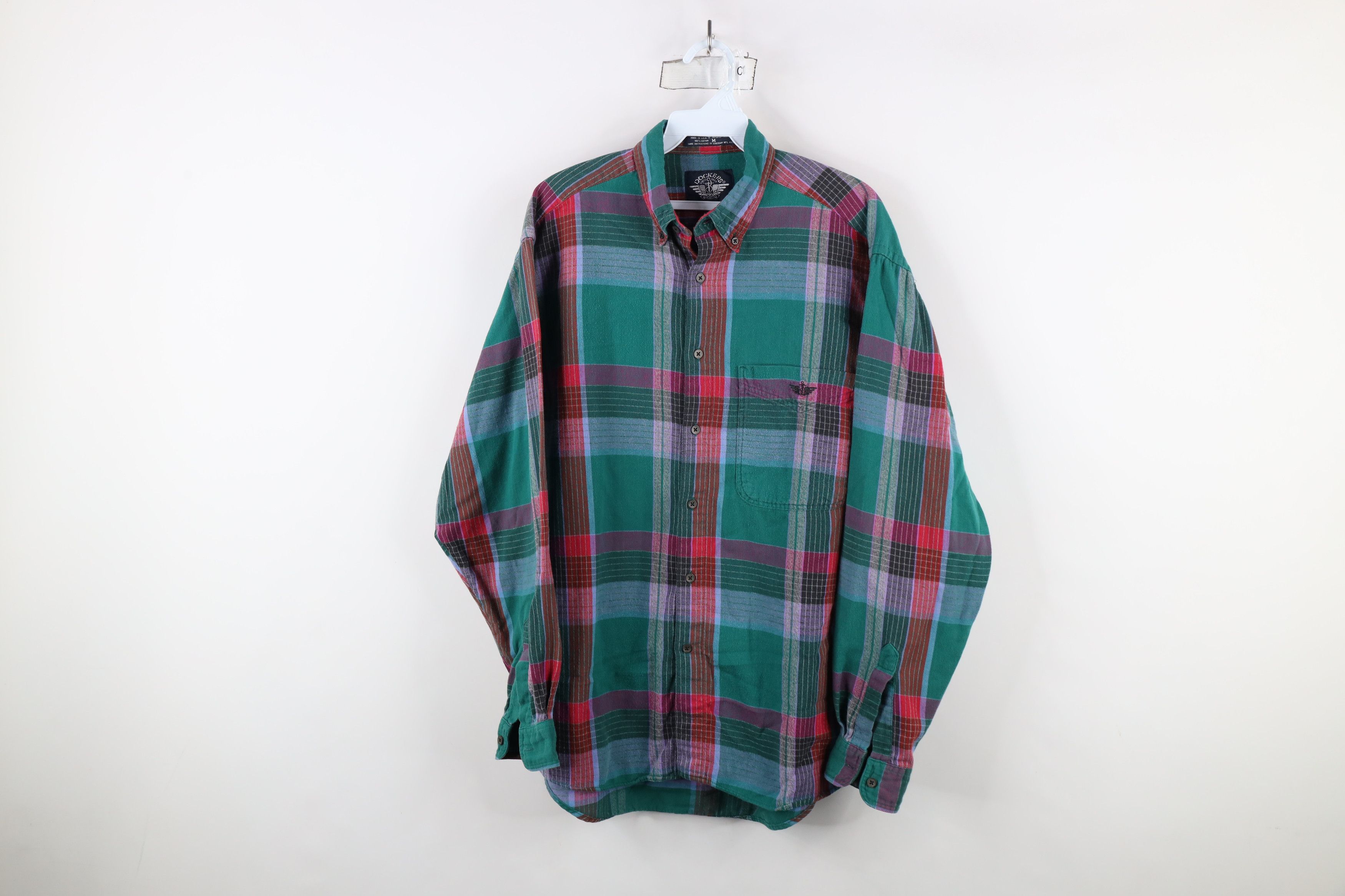Vintage Vintage 90s Streetwear Collared Button Down Shirt USA Size US M / EU 48-50 / 2 - 1 Thumbnail