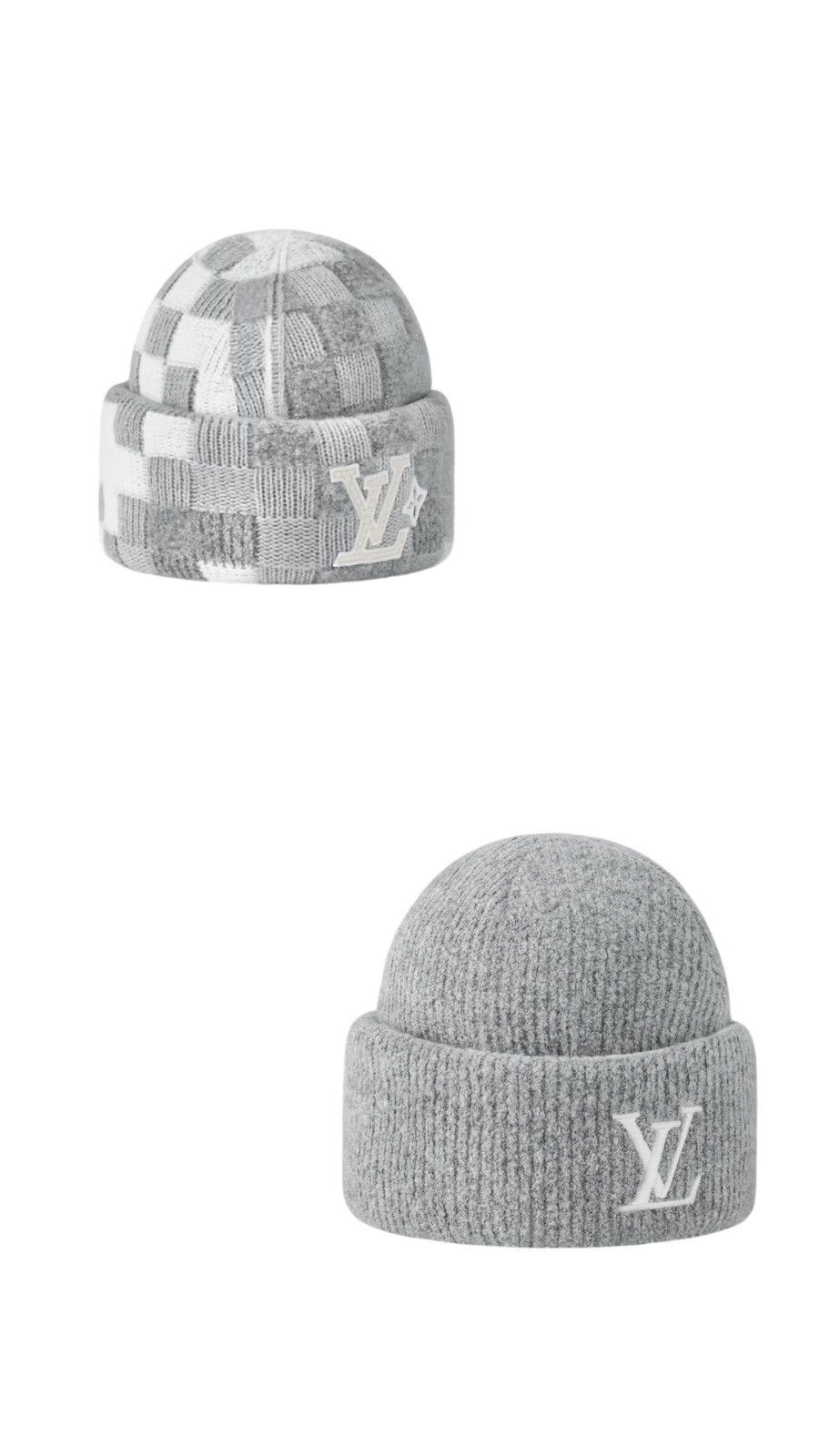 Louis Vuitton Louis Vuitton Pharrell Pearl Beanie Damoflage Damier Print Size ONE SIZE - 7 Thumbnail