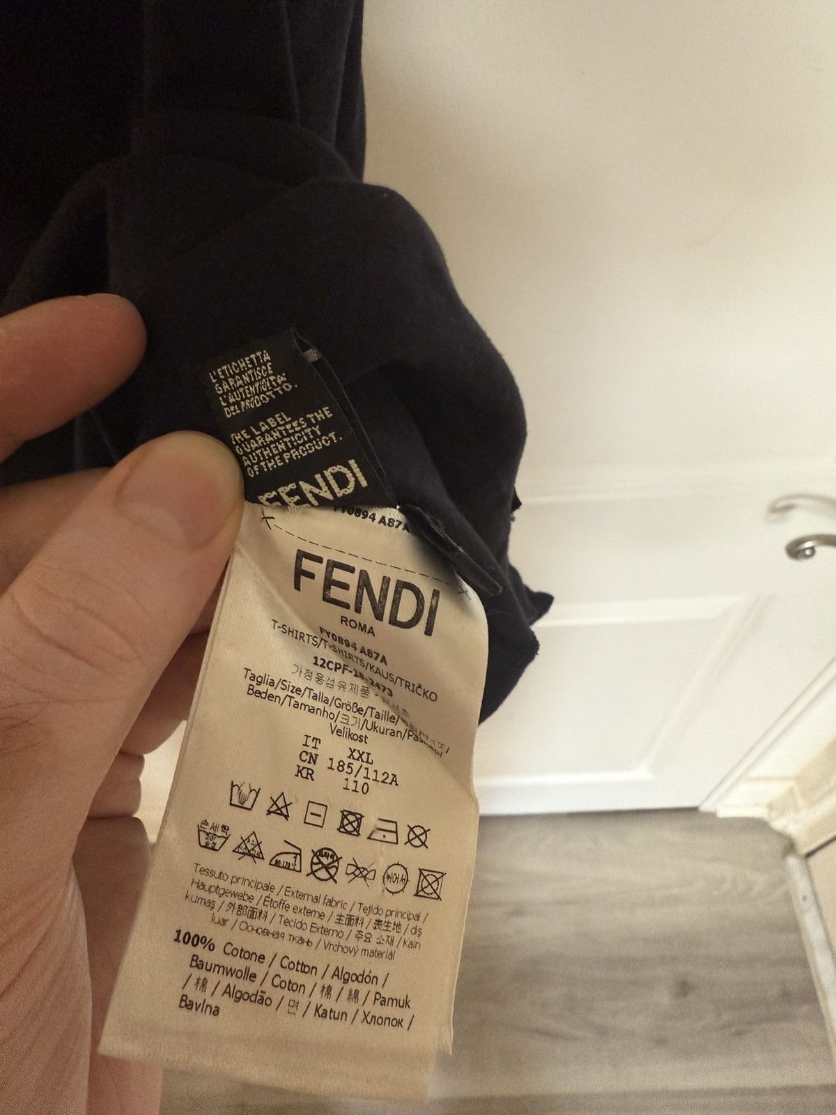 Fendi Fendi Roma T shirt Size US L / EU 52-54 / 3 - 7 Thumbnail